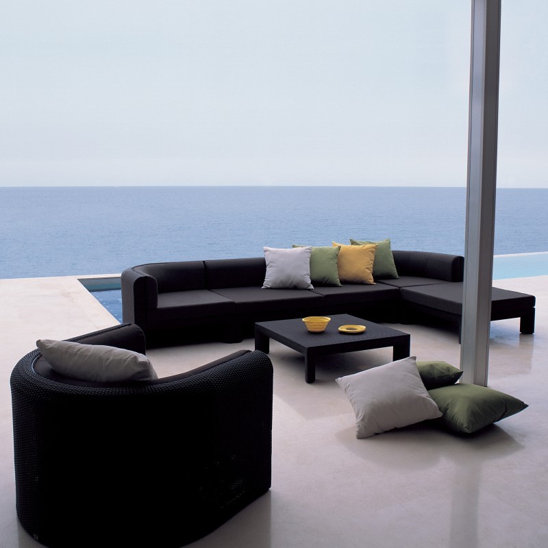 Indoor Outdoor Furniture Sets on Kettal Xxl Sectional Outdoor Wicker Deep Seating Set 7 Piece Gk880s1