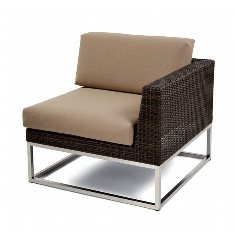 Outdoor Wicker Sectional Furniture on Caluco Mirabella Outdoor Wicker Sectional Left Ca606 L